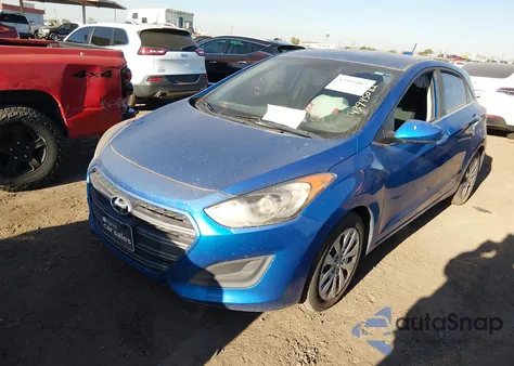 2017 Hyundai Elantra Gt from USA, damaged, VIN KMHD35LH8HU353710